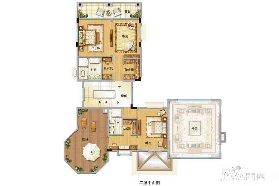 佛山碧桂园翡翠山6室4厅8卫475㎡户型图