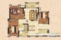 佛山恒大城3室2厅1卫89㎡户型图