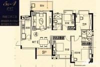 恒大龙江翡翠4室2厅2卫139㎡户型图