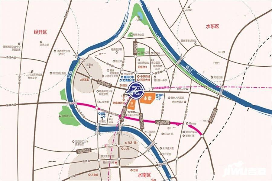 润达悦公馆位置交通图