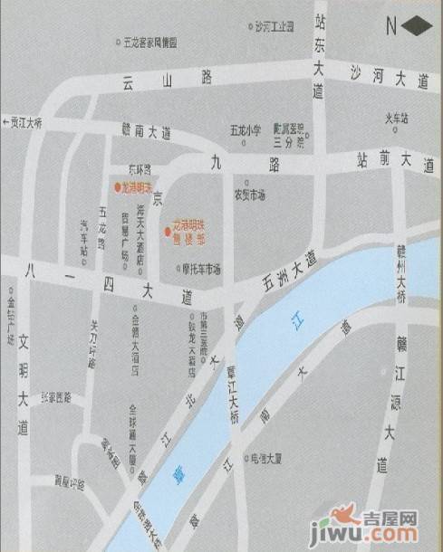 龙港明珠位置交通图图片