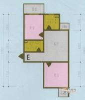 金宇山顶花园2室1厅1卫79.8㎡户型图