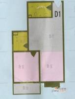 金宇山顶花园2室1厅1卫87.1㎡户型图