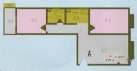 金宇山顶花园2室1厅1卫98.1㎡户型图