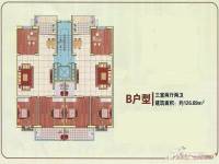 幸福苑3室2厅2卫126.9㎡户型图