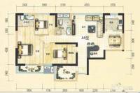 连城别苑四期3室2厅2卫147㎡户型图