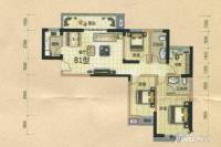 连城别苑四期4室2厅2卫123㎡户型图