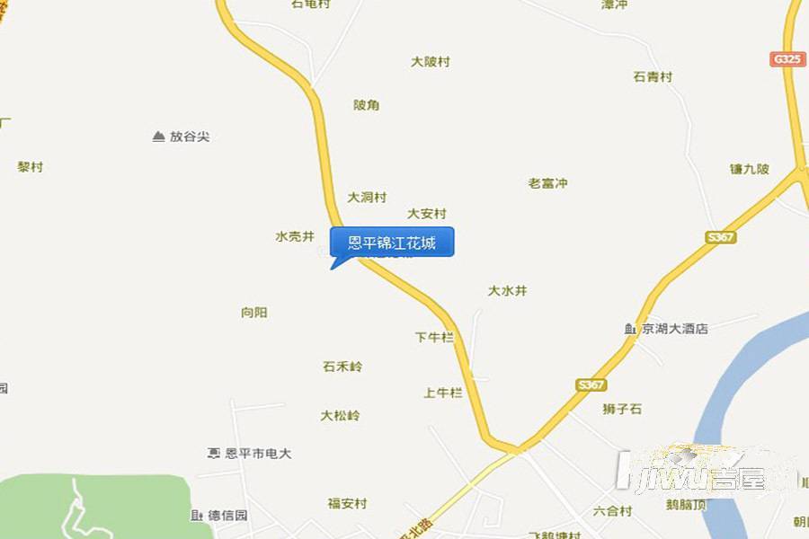 锦江花城位置交通图
