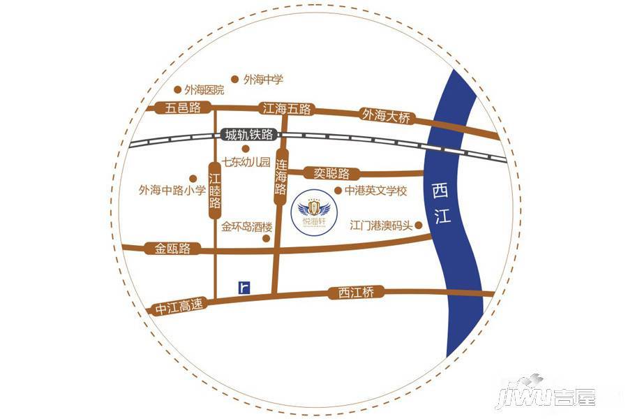 悦海轩位置交通图图片