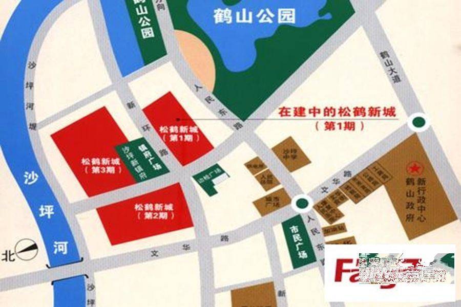 松鹤国际新城位置交通图