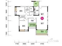 乐雅苑3室2厅3卫135㎡户型图