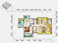 建安御锦珑湾4室2厅3卫140㎡户型图