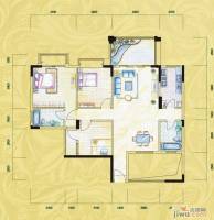 凤山水岸Ⅱ誉城3室2厅2卫123.7㎡户型图