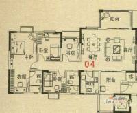 碧桂园·翡翠湾4室3厅2卫140.2㎡户型图