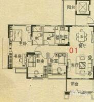 碧桂园·翡翠湾3室2厅2卫116㎡户型图