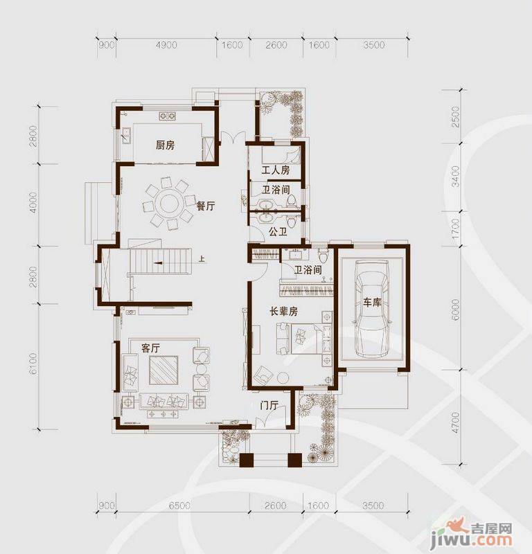 骏凯豪庭2室2厅2卫356㎡户型图