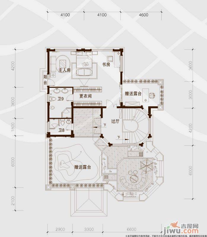 骏凯豪庭1室1厅2卫470㎡户型图