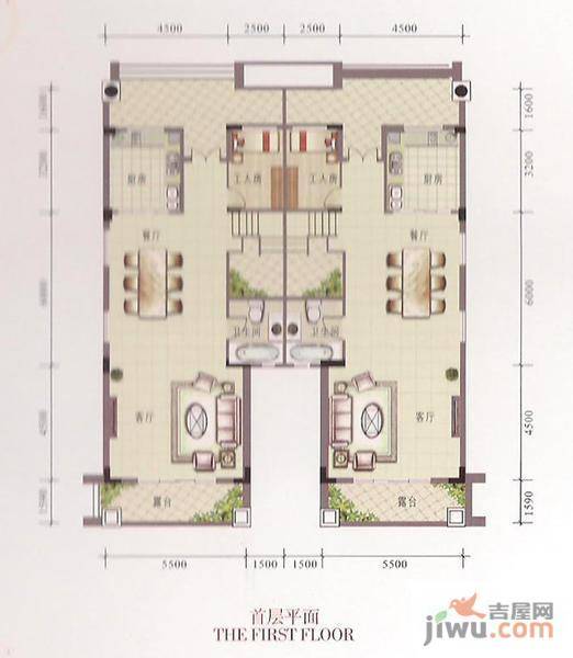 骏凯豪庭5室2厅4卫241㎡户型图