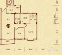 侨雅花苑3室2厅2卫137.7㎡户型图