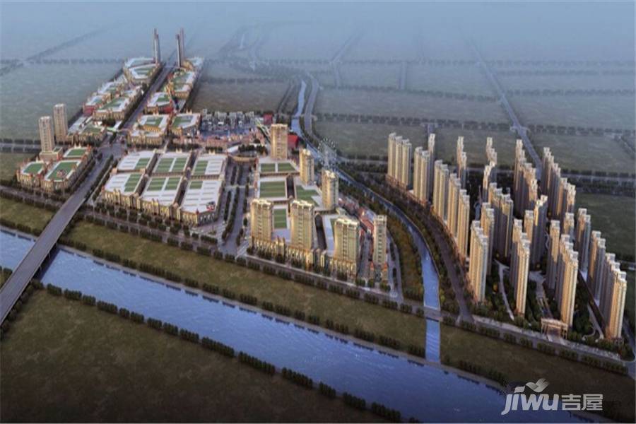 荆州卓尔城实景图图片