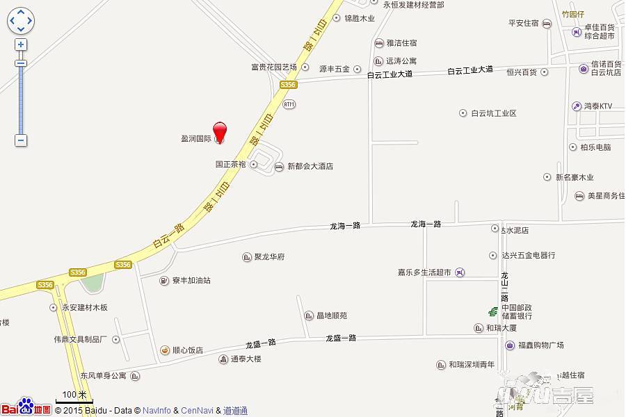 盈润国际花园位置交通图图片