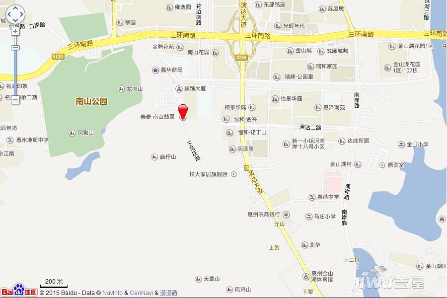 泰豪·南山翡翠位置交通图图片
