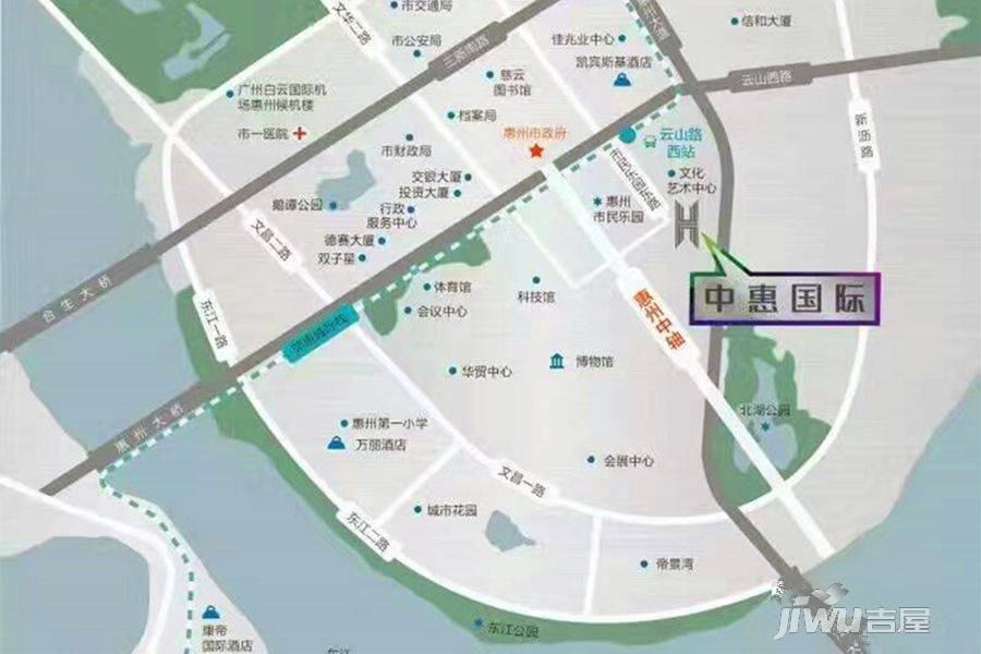 中惠国际大厦位置交通图图片