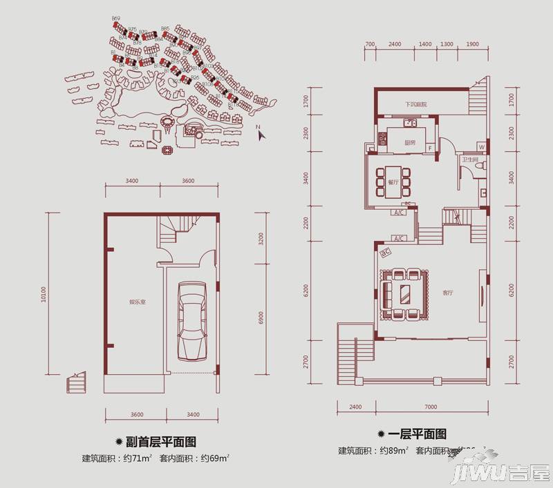 保利山水城4室2厅4卫312㎡户型图