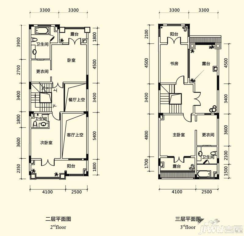 天地源御湾5室2厅6卫328.8㎡户型图