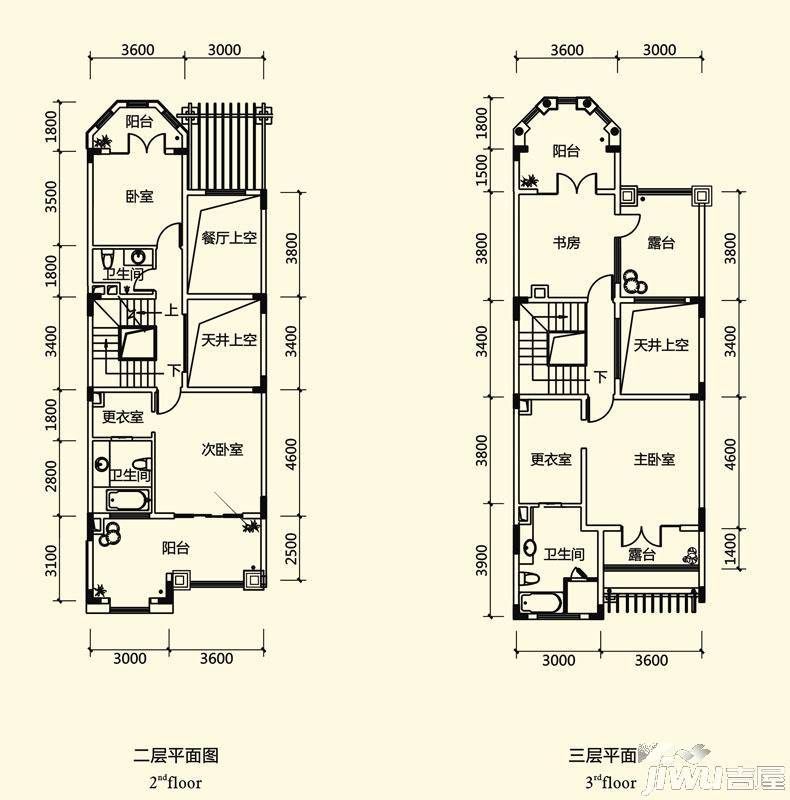 天地源御湾5室2厅5卫323.1㎡户型图