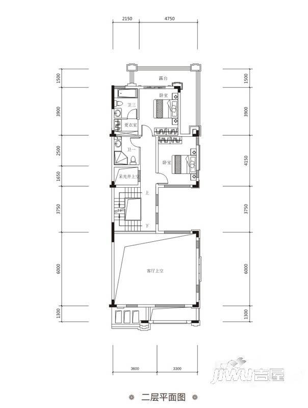 鼎峰公园豪庭5室2厅4卫241.2㎡户型图