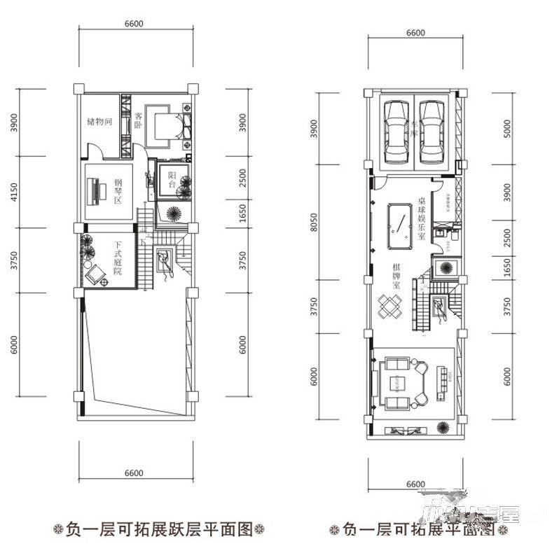 鼎峰公园豪庭5室2厅4卫227.8㎡户型图