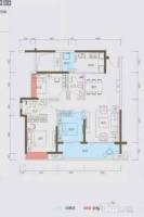 海伦堡爱Me城市3室2厅2卫101㎡户型图