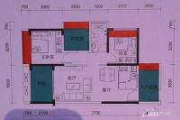 畔山名居特区青年2室2厅1卫78.8㎡户型图