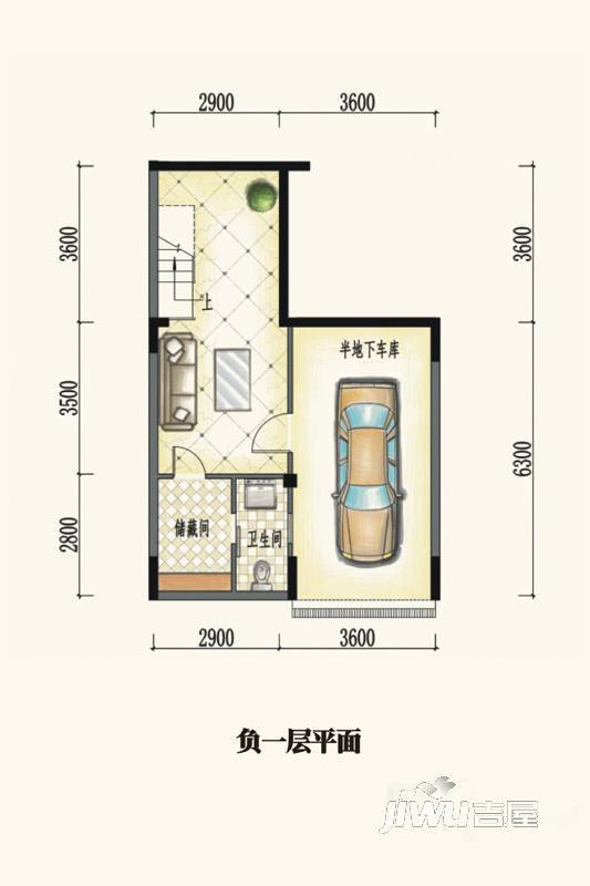 龙光城5室3厅4卫232.5㎡户型图