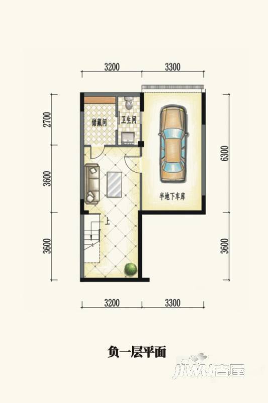 龙光城4室3厅4卫237.2㎡户型图