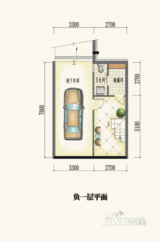 龙光城4室2厅3卫192.3㎡户型图