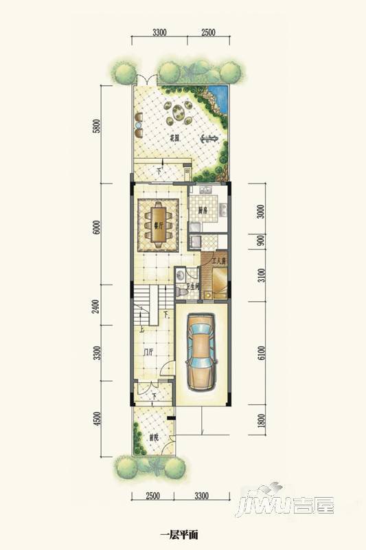 龙光城4室2厅3卫203㎡户型图