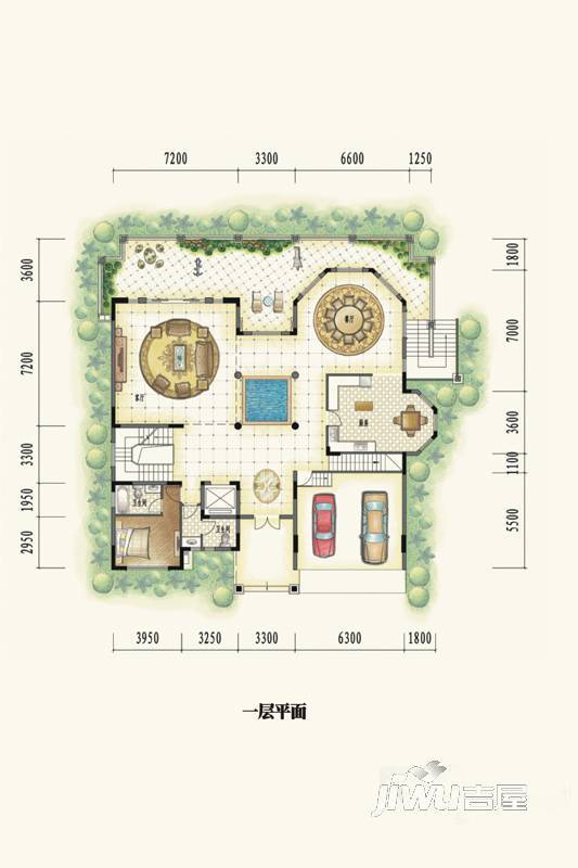 龙光城5室3厅5卫420.2㎡户型图