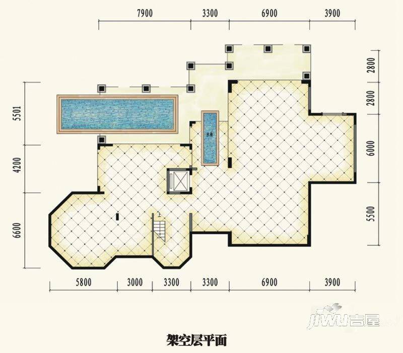 龙光城6室3厅6卫450.4㎡户型图