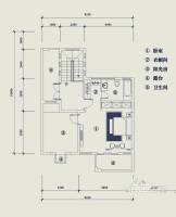 翡翠山4室3厅5卫187.3㎡户型图