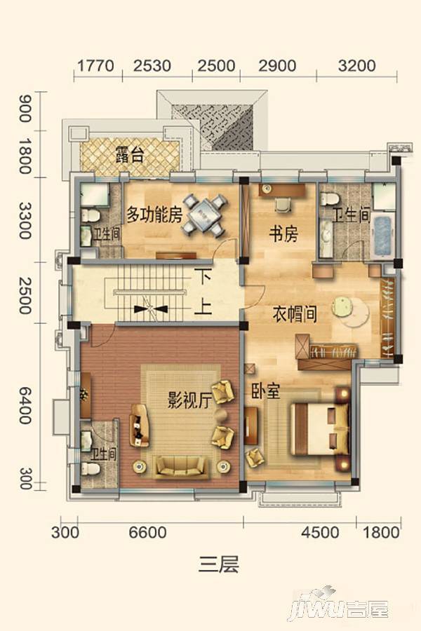 碧桂园九龙湾6室2厅7卫503㎡户型图