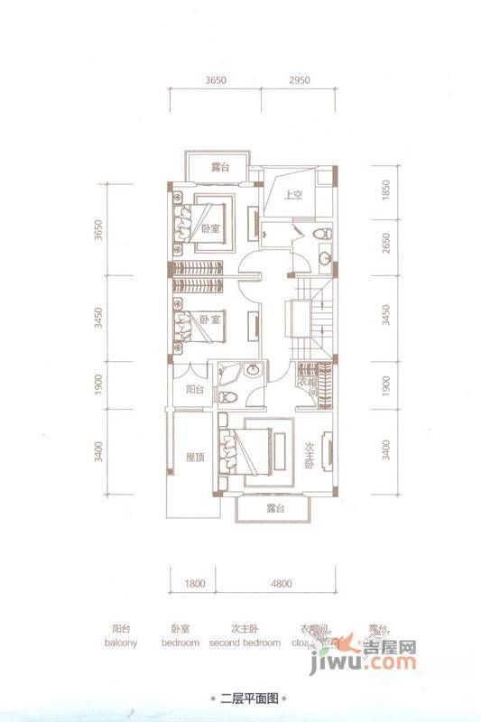 富力湾4室2厅4卫200㎡户型图