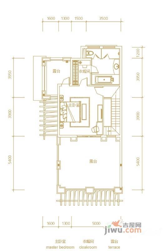 富力湾4室3厅4卫246㎡户型图