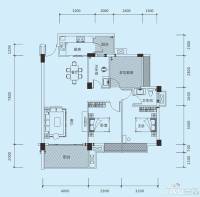 宏新蜜糖小城2室2厅0卫98㎡户型图