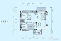 宏新蜜糖小城4室2厅3卫163㎡户型图