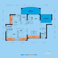 艺都·牛津河畔3室2厅2卫96.2㎡户型图
