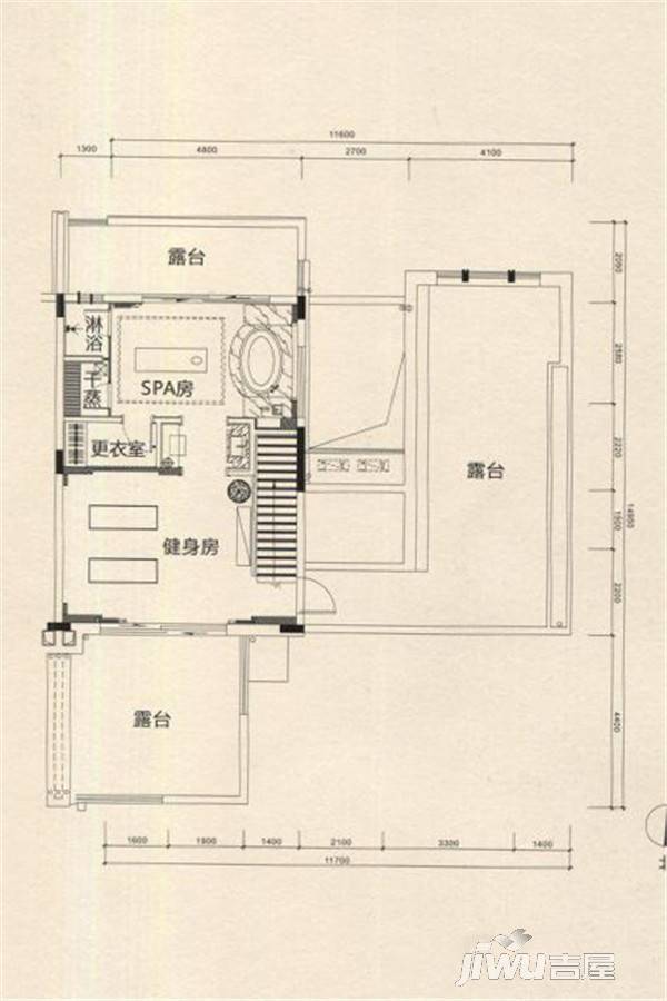 海伦堡爱Me城市3室2厅3卫171.7㎡户型图