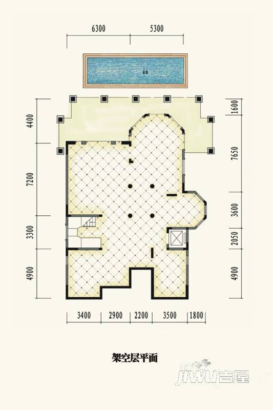 龙光城4室3厅4卫326.8㎡户型图