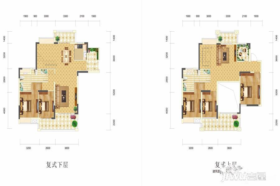 碧桂园翠湖湾5室3厅4卫238㎡户型图